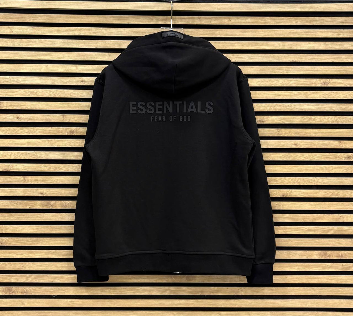 ESSTL002 Мъжки Суичър Zip-Up Black/Gray
