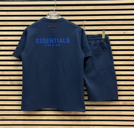 ESSTL007 Летен Къс Dark Blue