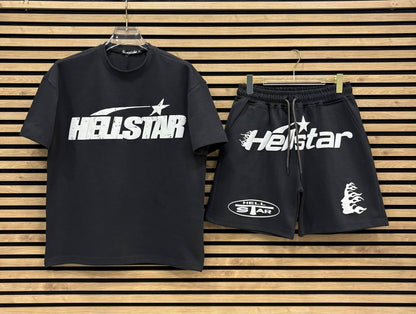 HELLSTAR003 Мъжки Летен Екип Gray