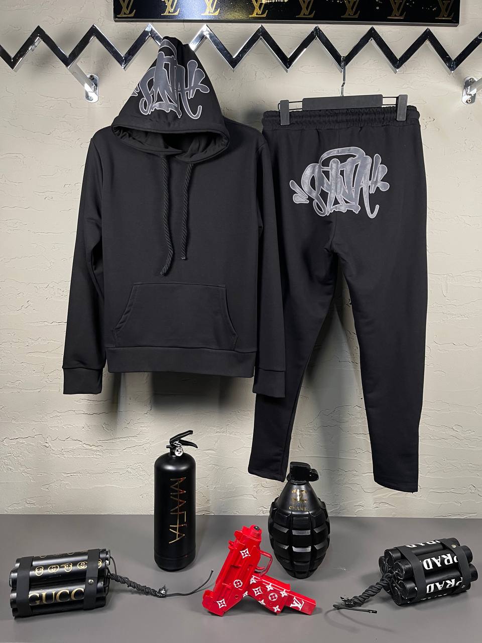 SYNWD024 Мъжки Екип Black