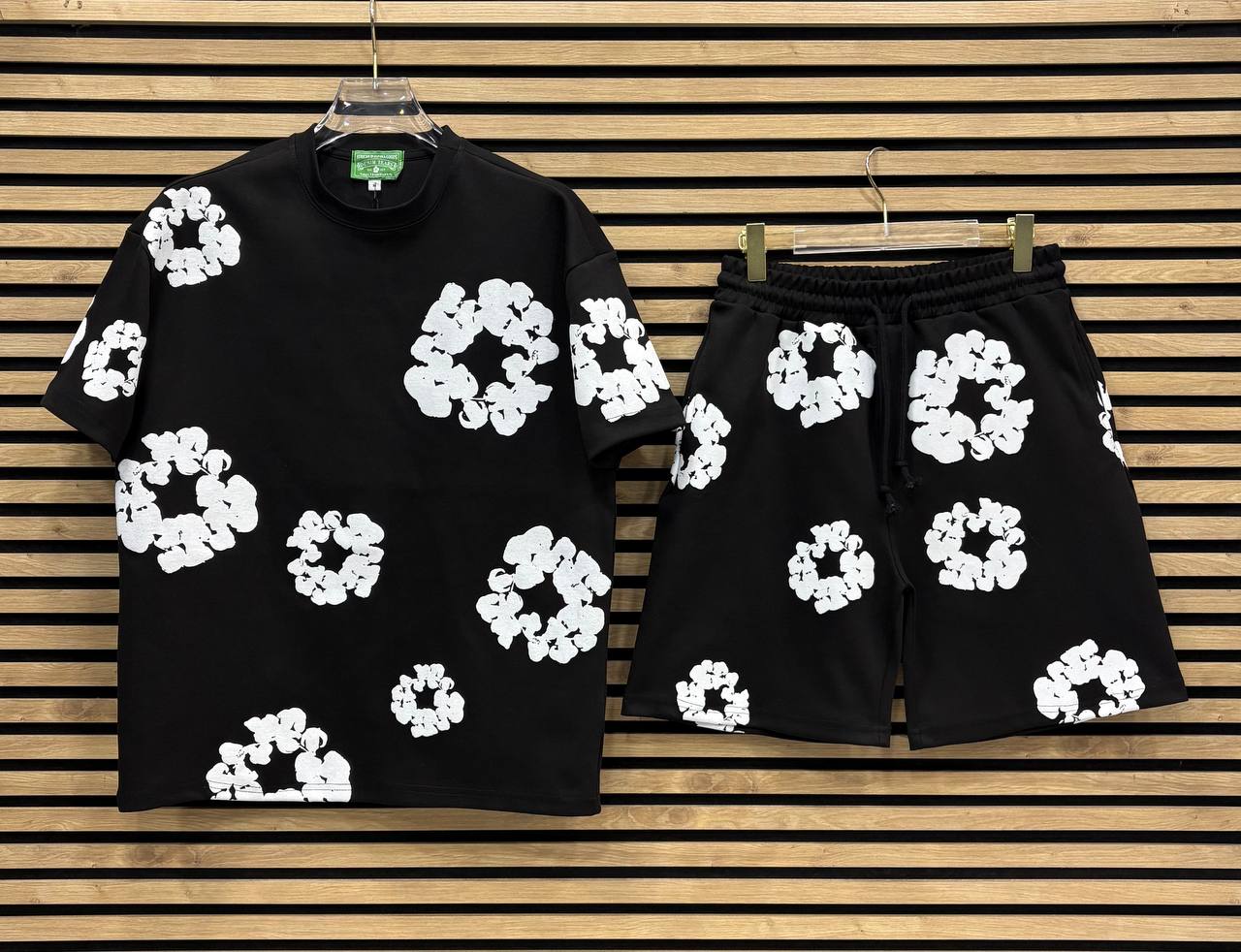 DNMTR036 Мъжки Къс Екип Black/White