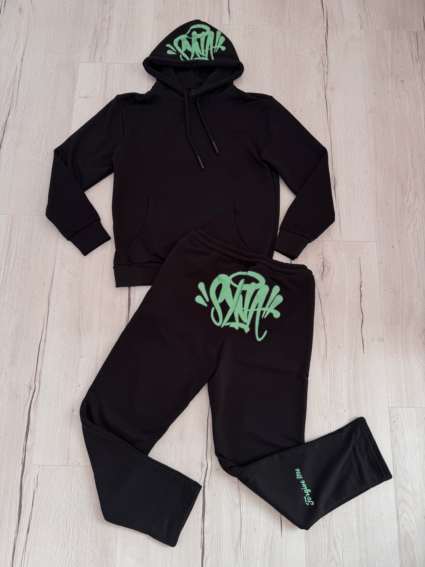 SYNWD029 Мъжки Екип Black/Green