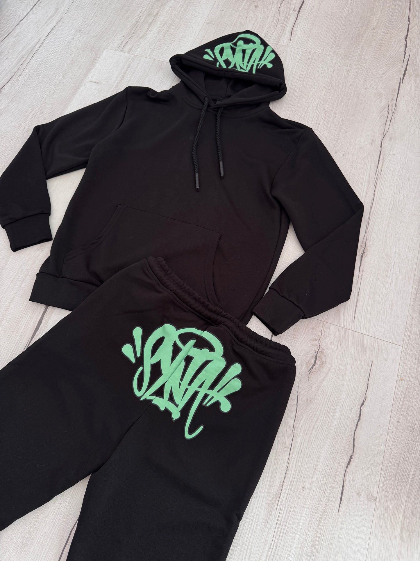 SYNWD029 Мъжки Екип Black/Green