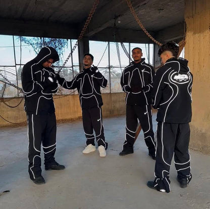 NK x CRTZ Reflective Limited Мъжки Екип BLACK