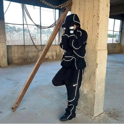 NK x CRTZ Reflective Limited Мъжки Екип BLACK