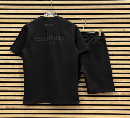 ESSTL005 Летен Къс Екип Black/Gray