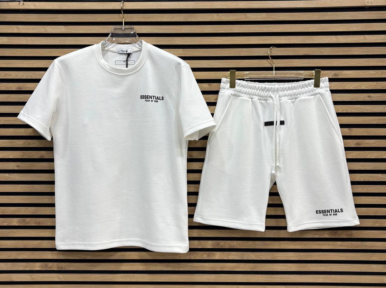 ESSTL001 Летен Къс Екип White