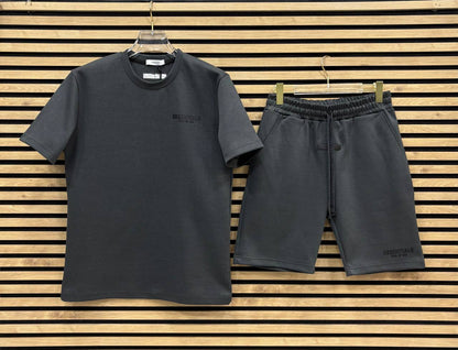 ESSTL003 Летен Къс Екип Dark Gray