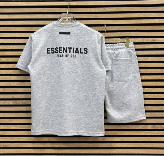 ESSTL002 Летен Къс Екип Normal Gray