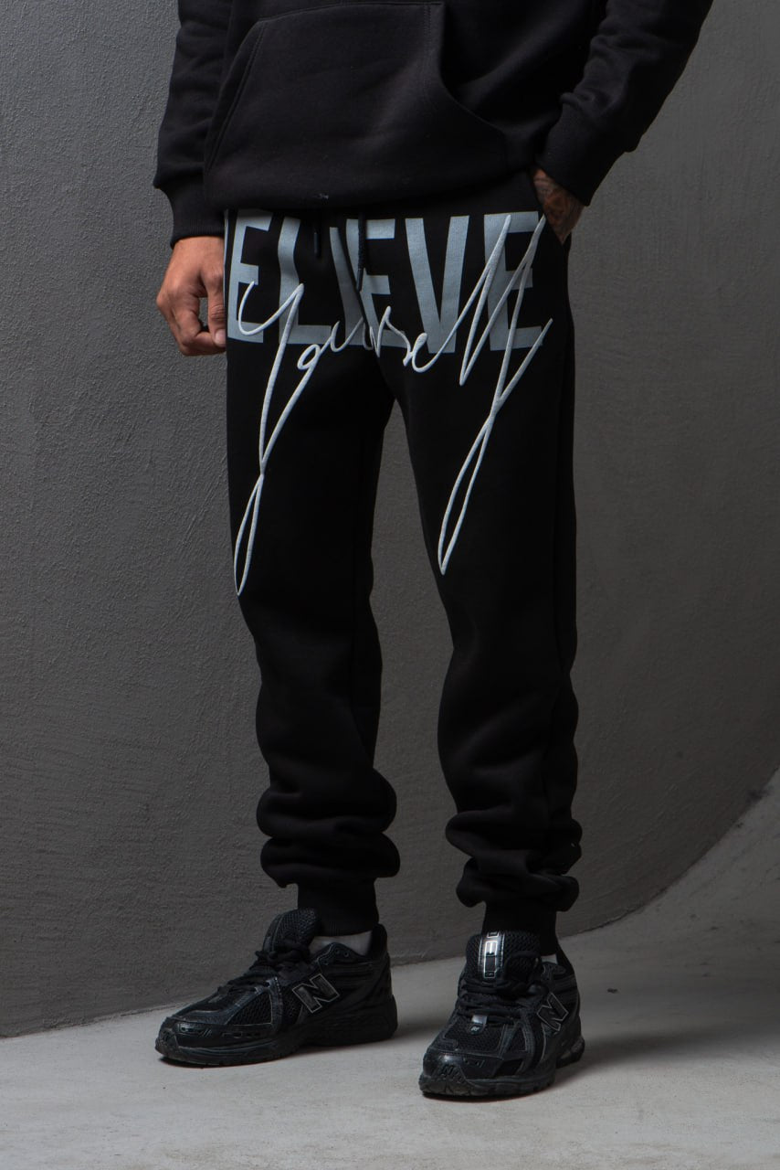 Мъжки Екип BELIEVE Black