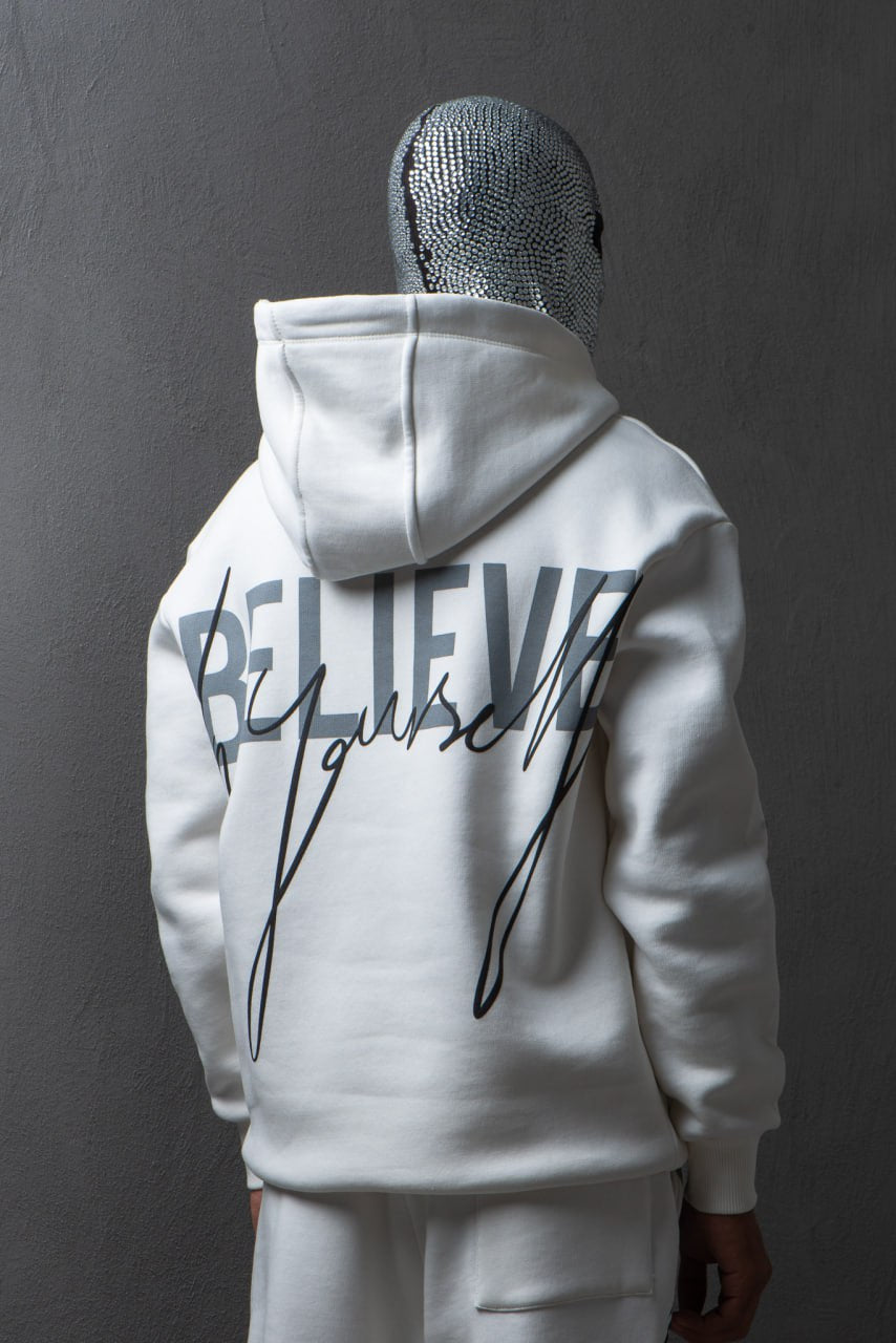 Мъжки Екип BELIEVE White