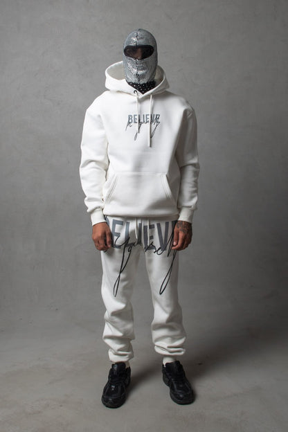 Мъжки Екип BELIEVE White