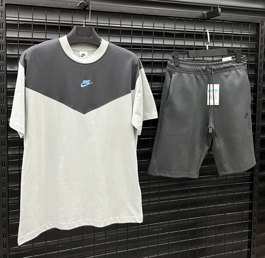 NKTCH006 Мъжки Летен Екип Gray/Blue