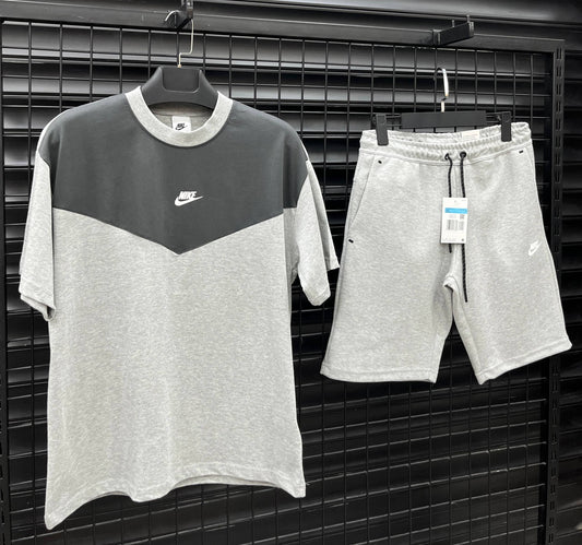 NKTCH005 Мъжки Летен Екип Gray