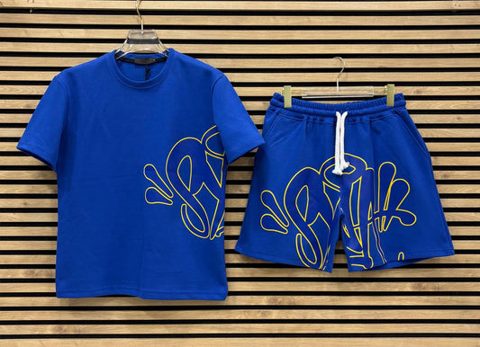 SYNWD031 Мъжки Къс Екип Royal Blue