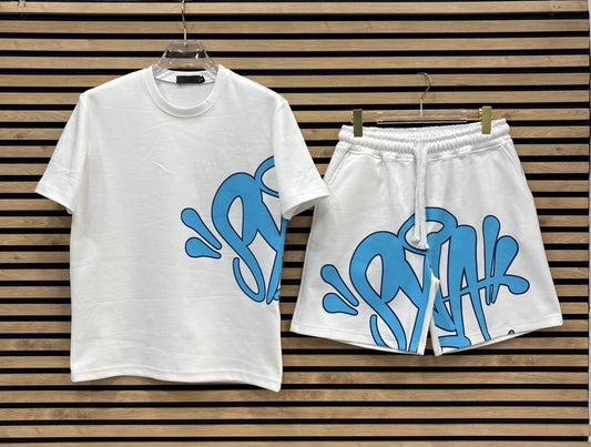 SYNWD032 Мъжки Къс Екип White