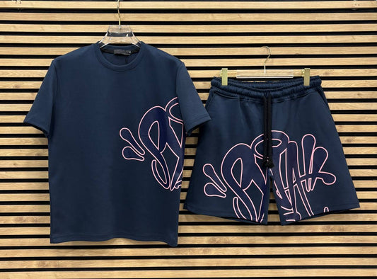 SYNWD025 Мъжки Къс Екип Navy Blue