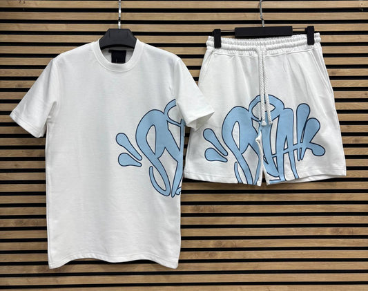 SYNWD018 Мъжки Къс Екип White