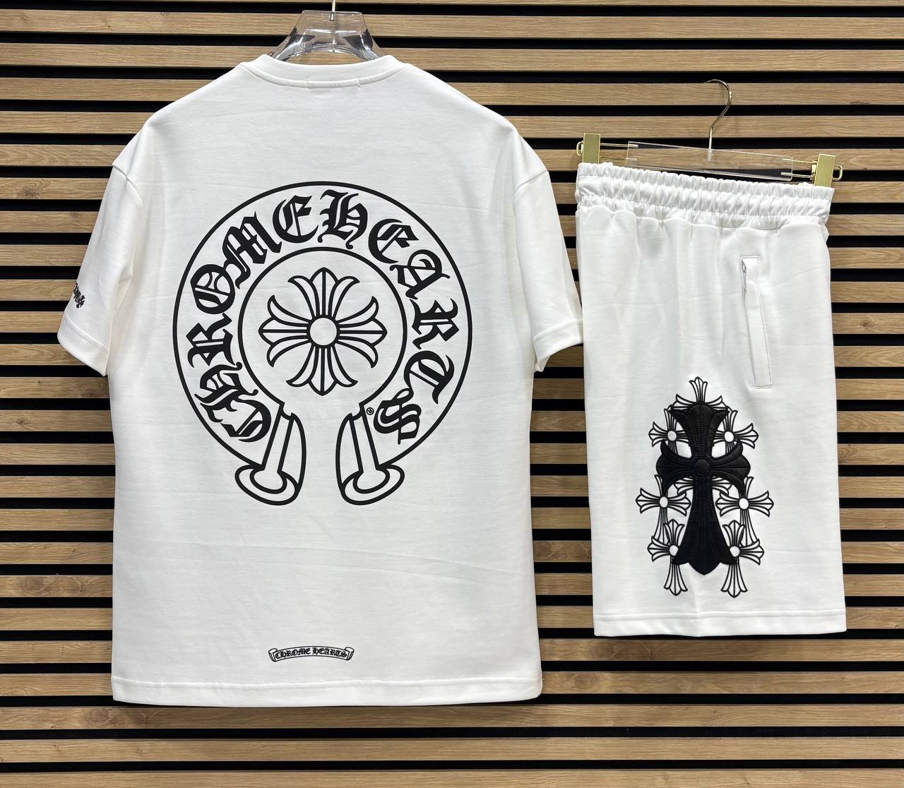 CHRHS08 Мъжки Летен Екип White