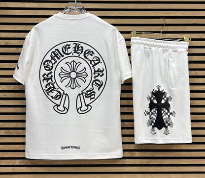 CHRHS08 Мъжки Летен Екип White