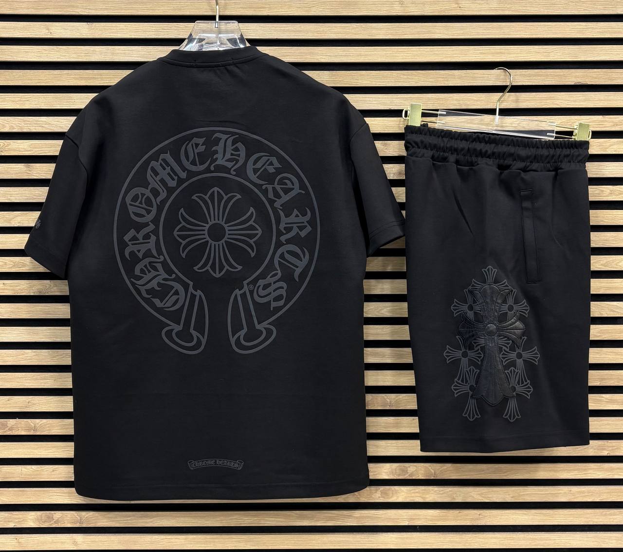 CHRHS08 Мъжки Летен Екип Black/Gray