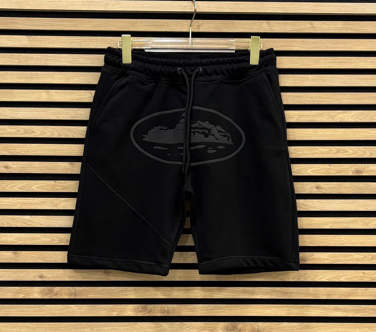 CRTZ003 Къси Памучни Панталони Black/Gray