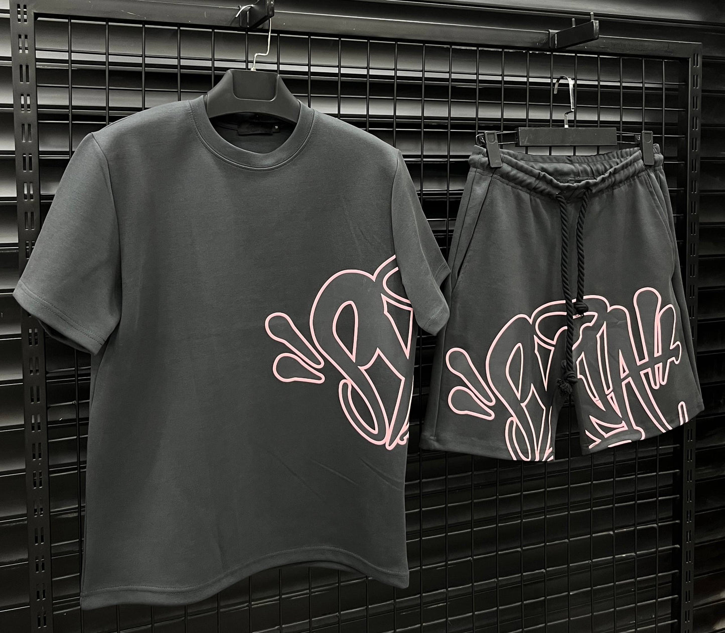 SYNWD040 Мъжки Къс Екип Gray/Purple *PREMIUM*