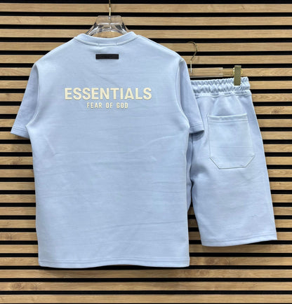 ESSTL008 Летен Къс Екип Baby Blue