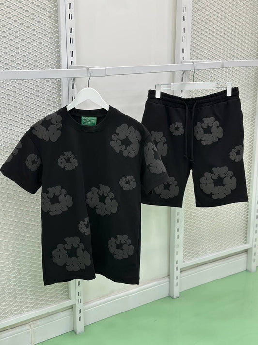 DNMTR032 Мъжки Къс Екип Black & Gray PREMIUM