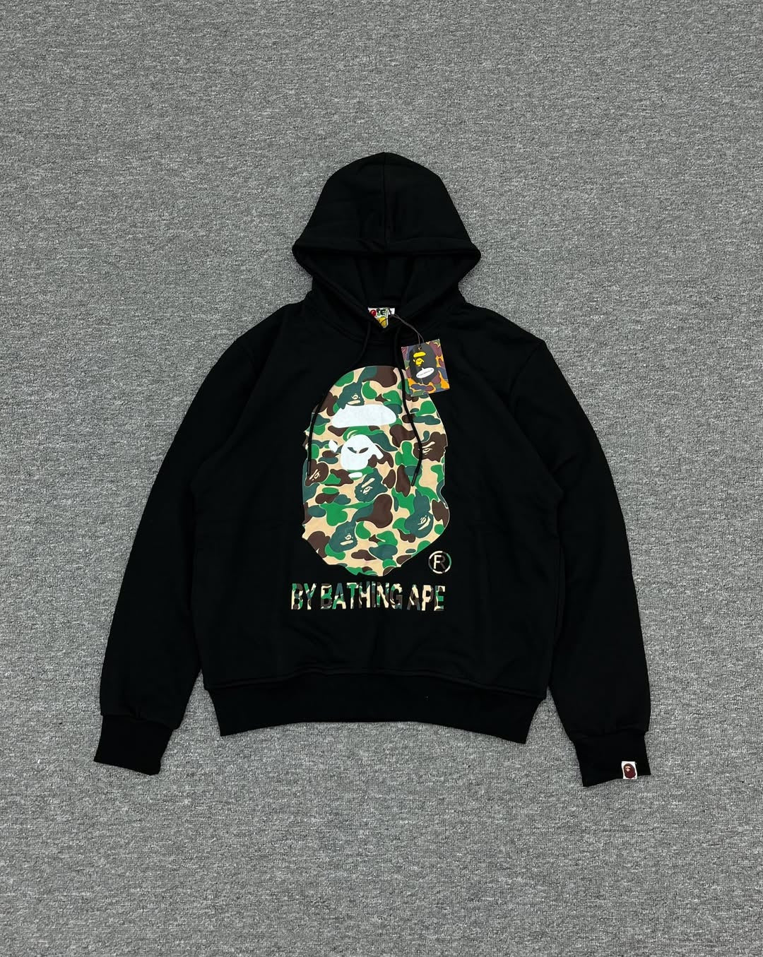 BAPE001 ABC Camo Hoodie Мъжко Худи Black/Green