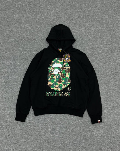 BAPE001 ABC Camo Hoodie Мъжко Худи Black/Green