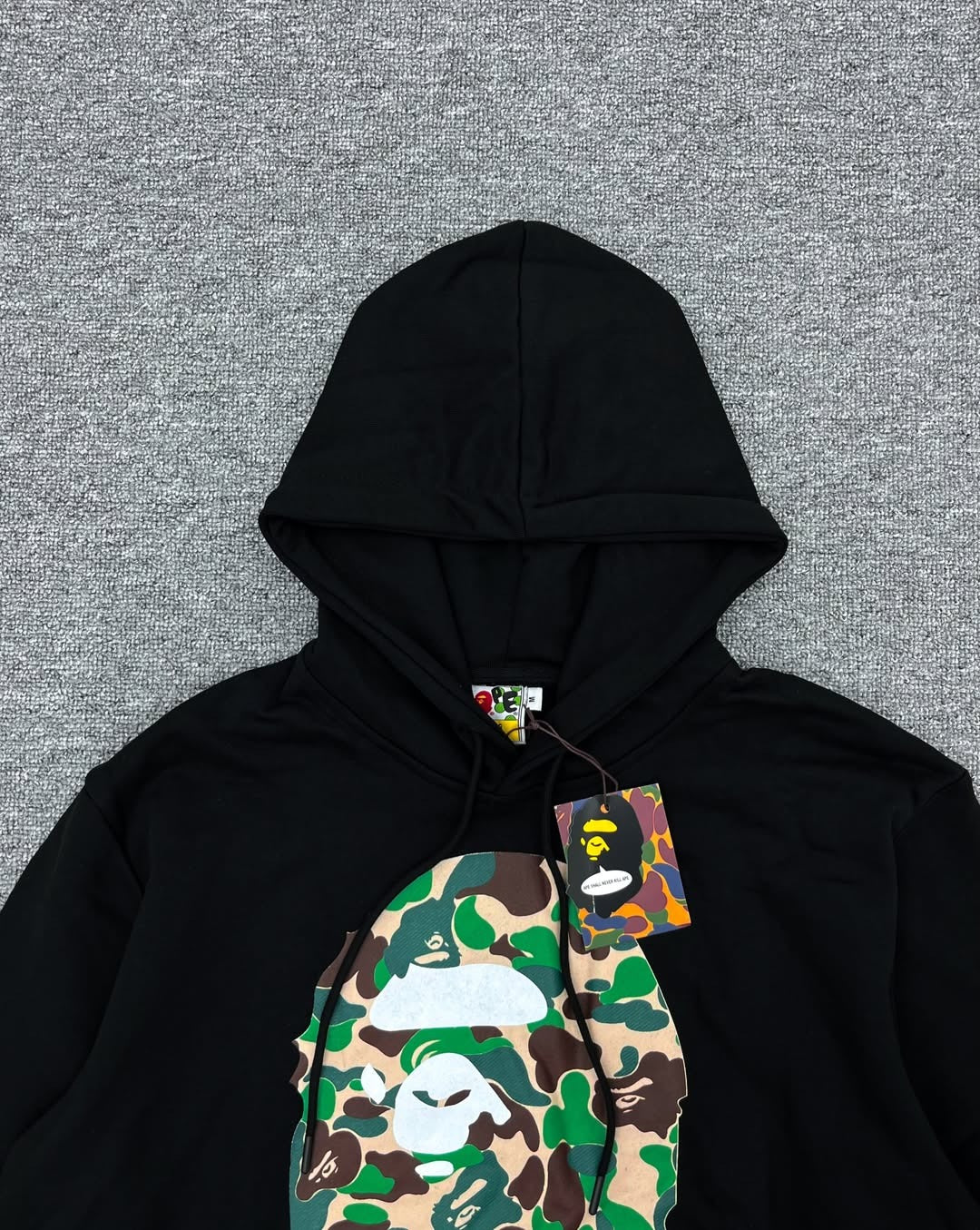 BAPE001 ABC Camo Hoodie Мъжко Худи Black/Green