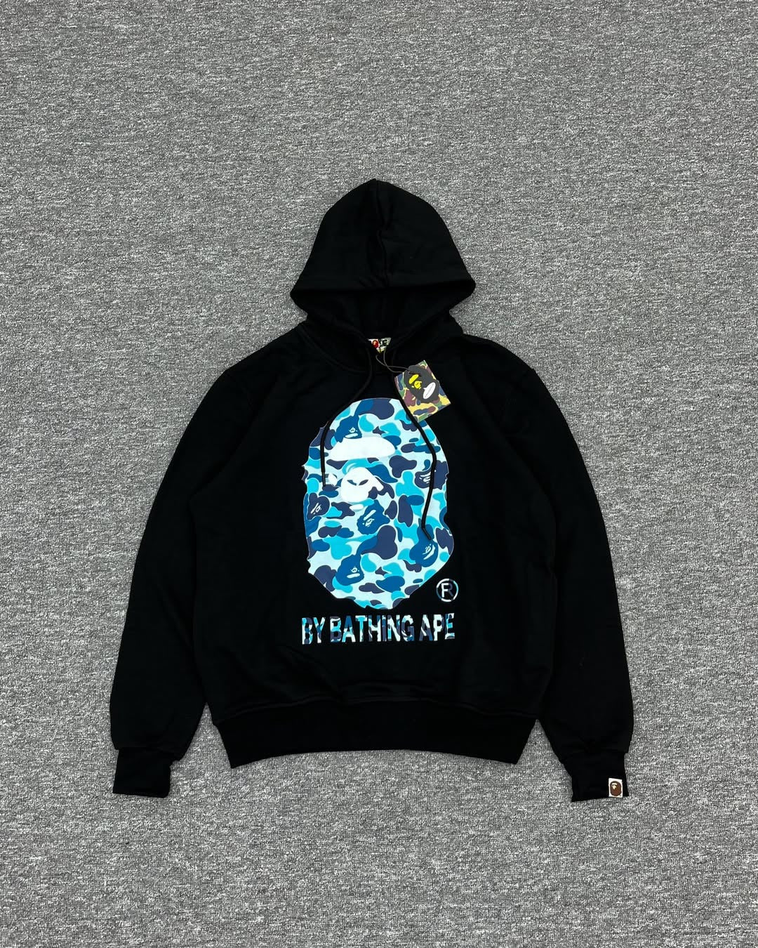 BAPE003 ABC Camo Hoodie Мъжко Худи Black/Blue