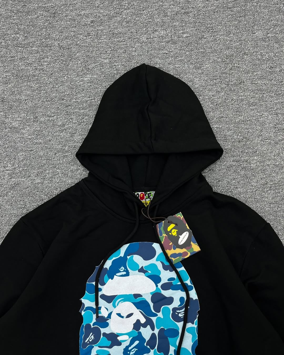 BAPE003 ABC Camo Hoodie Мъжко Худи Black/Blue