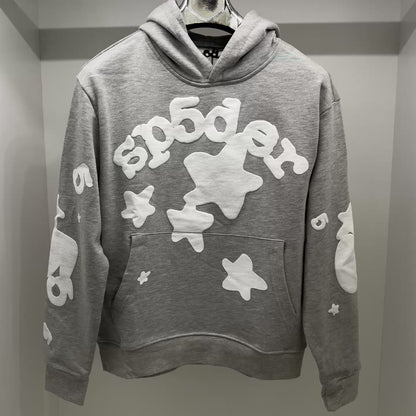 SP5DER008 Beluga Hoodie Gray Мъжки Суичър Худи
